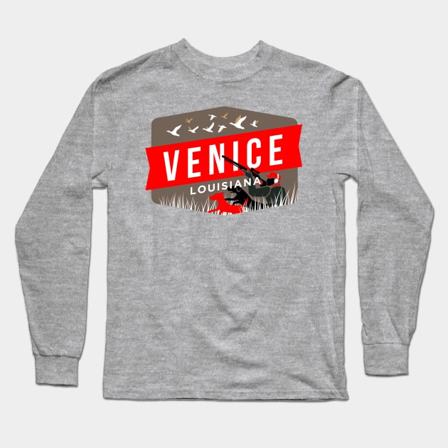 Duck Season Venice Louisiana Long Sleeve T-Shirt by MplusC